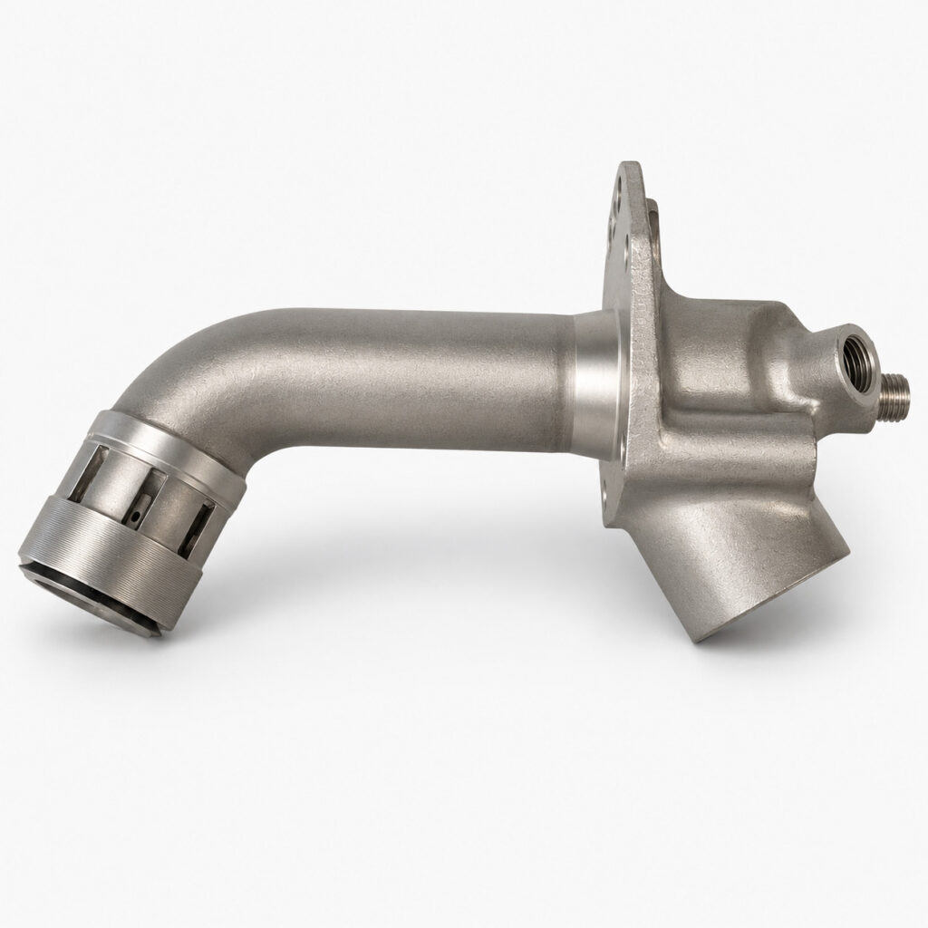 Nickel-based alloy fuel spray nozzle for an aero-engine.