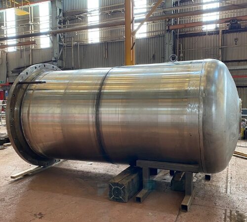 The UK's first micro-modular reactor (MMR) welded using an Ebflow system.