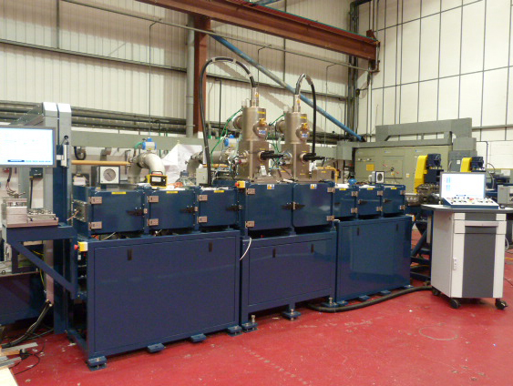 CVE continuous strip electron beam welding machine